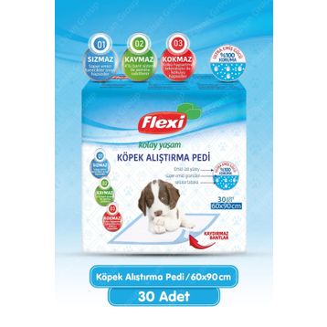 Flexi 2x30 Adet 60x90 cm Evcil Hayvan Tuvalet Eğitim Pedi
