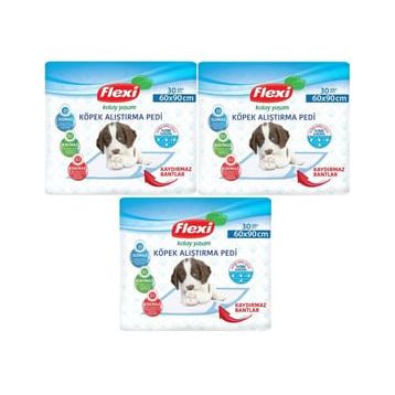Flexi 3x30 Adet 60x90 cm Evcil Hayvan Tuvalet Eğitim Pedi