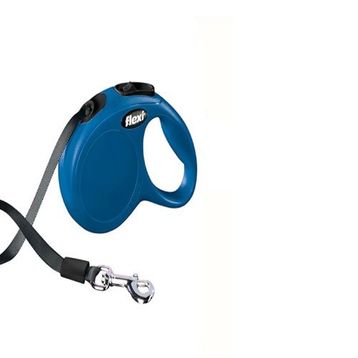 Flexi Classic Tape 3 m Mavi Otomatik Köpek Gezdirme Tasması