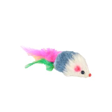 ​Flip 4.5 cm Renkli Peluş Fare Kedi Oyuncağı