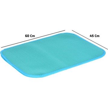 Flip Lux 60x40 cm Karışık Renkli Kedi Tuvaleti Önü Elekli Paspas
