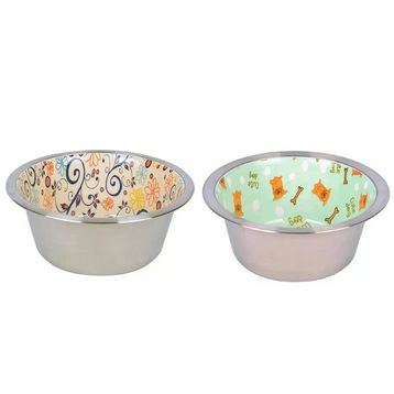 Flip Seramik Kaplı 945 ml Çelik Mama Kabı