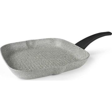 Flonal Kare 28x28 cm Dura İndüksiyonlu Izgara Tavası