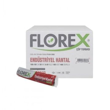 Florex 20 Rulo Endüstriyel Hantal Çöp Torbası
