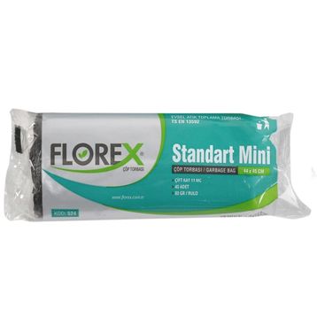 Florex 40 Adet 50 Rulo Beyaz Mini Standart Çöp Torbası