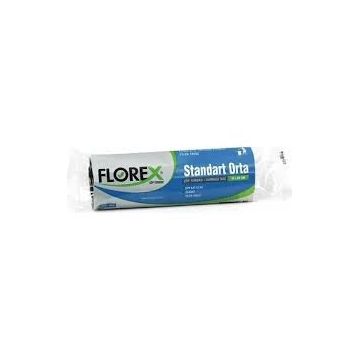 Florex 55x60 cm Standart Orta Boy Siyah Çöp Poşeti