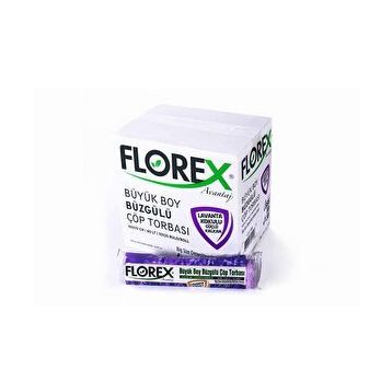 Florex 65 x 70 cm Büzgülü Lavanta Kokulu Çöp Poşeti (5 adet)