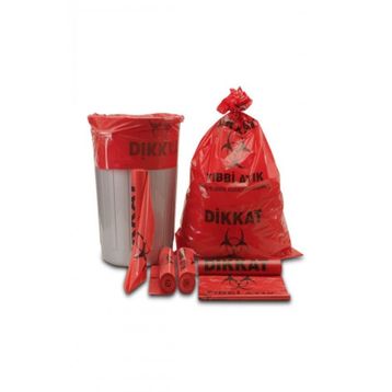 Florex Jumbo Boy Tıbbi Atık Çöp Poşeti 80 x 110 cm 1 Rulo
