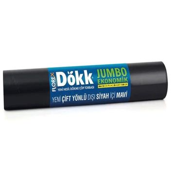 Florex Jumbo Ekonomik 20 Adet 9 Rulo Dökk Dökme Çöp Torbası