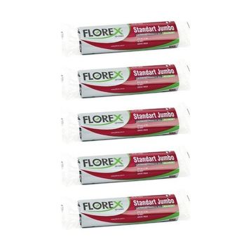 Florex Standart Çöp Torbası Jumbo Boy 80x110 cm 1 rulo (10 adet)
