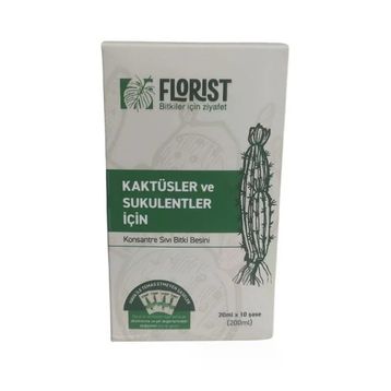 Florist Konsantre Sıvı Kaktüs ve Sukulent Bitki Besini