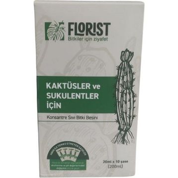 Florist Konsantre Sıvı Kaktüs ve Sukulent Bitki Besini