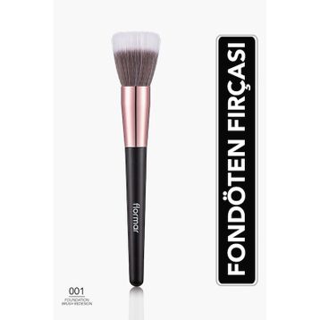 Flormar 001 Düz Uçlu Klasik Fondöten Fırçası