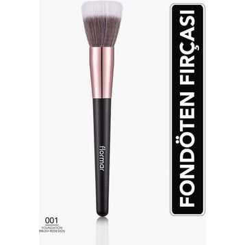 Flormar 001 Düz Uçlu Klasik Fondöten Fırçası