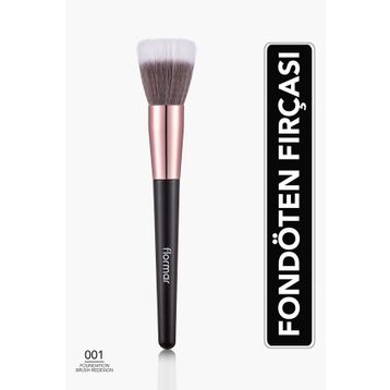 Flormar 001 Düz Uçlu Silindir Fondöten Fırçası