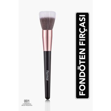 Flormar 001 Düz Uçlu Silindir Fondöten Fırçası