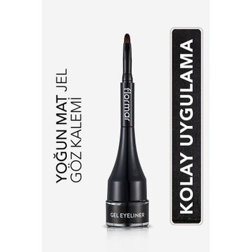 Flormar 001 Gel Black Gün Boyu Kalıcı Profesyonel Jel Eyeliner