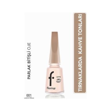 Flormar 001 Vanilla Cream Kahve Tonlu Oje