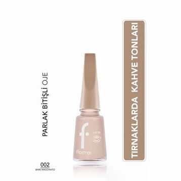 Flormar 002 Bare Macchiato Kahve Tonlu Oje