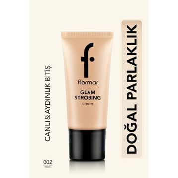 Flormar 002 Peach Glam Strobing Aydınlatıcı Makyaj Bazı