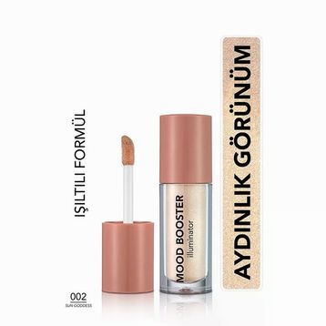 Flormar 002 Sun Goddess Mood Booster Doğal Işıltılı Likit Aydınlatıcı