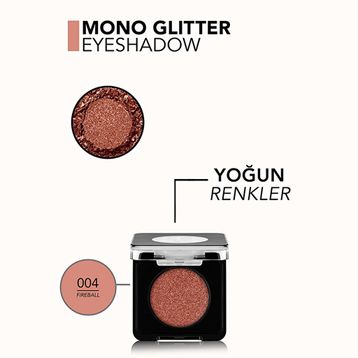 Flormar 004 Fireball Mono Yoğun Renk Veren Metalik Tekli Göz Farı