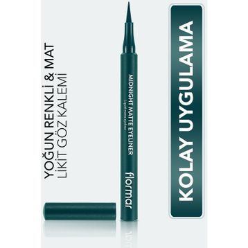 Flormar 004 Green Mat Likit Kalem Eyeliner