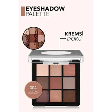 Flormar 004 Kompakt 9'lu Göz Farı Paleti