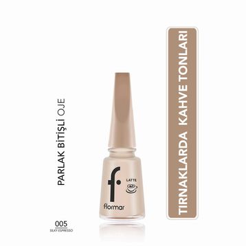 Flormar 005 Silky Espresso Kahve Tonlu Oje