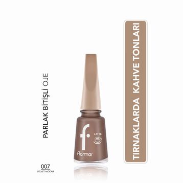 Flormar 007 Velvet Mocha Kahve Tonlu Oje