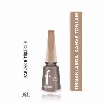 Flormar 008 Mocha Mist Kahve Tonlu Oje