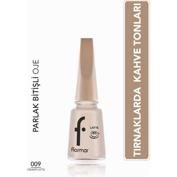 Flormar 009 Creamy Latte Kahve Tonlu Oje