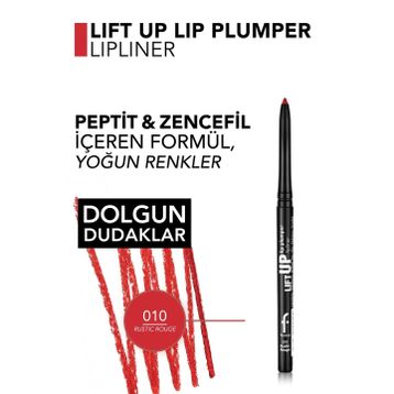 Flormar 010 Rustic Rouge Lift Up Dolgun Görünüm Veren Dudak Kalemi
