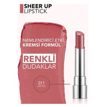 Flormar 011 Rosy Lust Nemlendirici Ruj