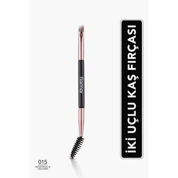Flormar 015 Brow Brush&Groomer Ergonomik Uçlu 2'si 1 Arada Kaş Fırçası