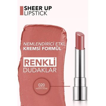 Flormar 020 Hidden Desire Nemlendirici Parlak Ruj