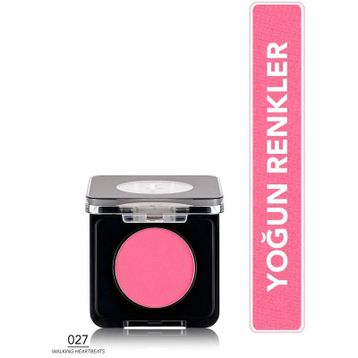 Flormar 027 Walking Heart Beats Mono Yüksek Pigmentli Mat Bitişli Kompakt Göz Farı