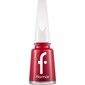Flormar 048 Fiery Red Nail Enamel Uzun Süre Kalıcı Besleyici Oje