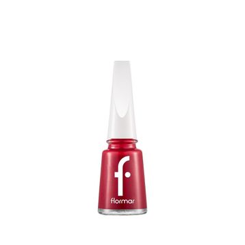 Flormar 048 Fiery Red Nail Enamel Uzun Süre Kalıcı Besleyici Oje