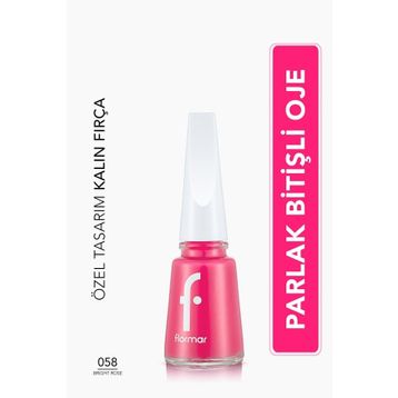 Flormar 058 Nail Enamel Parlak Bitişli Oje
