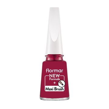 Flormar 075 Baroque Bordeaux New Nail Enamel Yüksek Pigmentli 11 ml Parlak Bitişli Oje