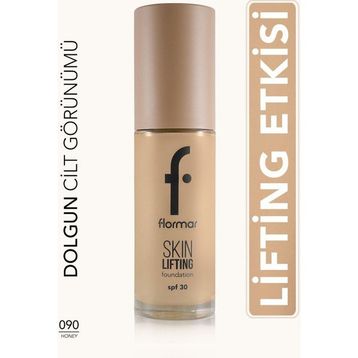 Flormar 090 Honey Skin Lifting Sıkılaştırma Etkili Parlak Fondöten