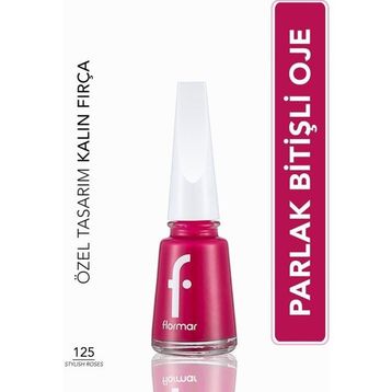 Flormar 125 Stylish Roses New Nail Enamel 11 ml Yüksek Pigmentli Parlak Bitişli Oje