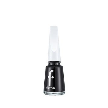 Flormar 313 Black Minimalism Nail Enamel Uzun Süre Kalıcı Besleyici Oje