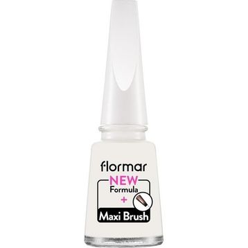 Flormar 319 White Dance Nail Enamel Uzun Süre Kalıcı Besleyici Oje
