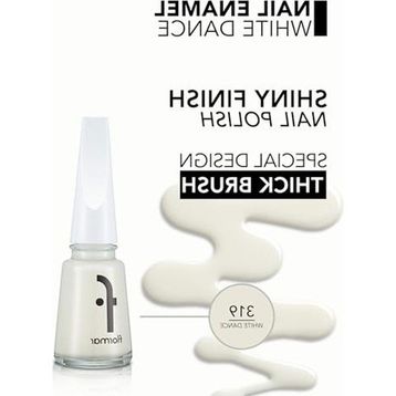 Flormar 319 White Dance Nail Enamel Uzun Süre Kalıcı Besleyici Oje