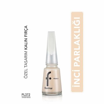 Flormar 372 Tender Beige New Pearly Yoğun Işıltı Veren Yarı Saydam Bazlı Sedefli Oje