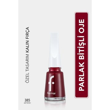 Flormar 385 Red Velvet Nail Enamel Uzun Süre Kalıcı Besleyici Oje