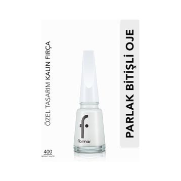 Flormar 400 Nail Enamel Parlak Bitişli Oje