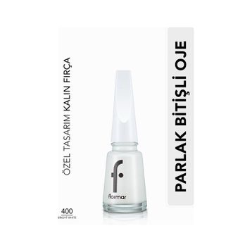 Flormar 400 Nail Enamel Parlak Bitişli Oje